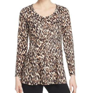 Love Scarlett XL Rustic Leopard Top NWT CL31